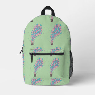 Mochila Impresa Conejo Mago Explosión de Burbujas Magia Capricho