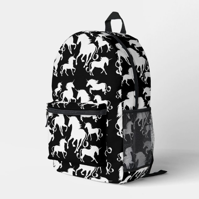 Mochila Impresa conjunto de unicornios (Esquina derecha trasera )