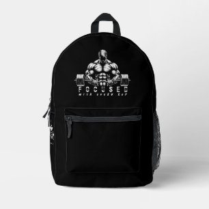 Mochila Impresa Constructor de cuerpo y aptitud