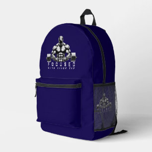 Mochila Impresa Constructor de cuerpo y aptitud