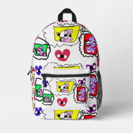 Mochila Impresa Corazón de caniche 