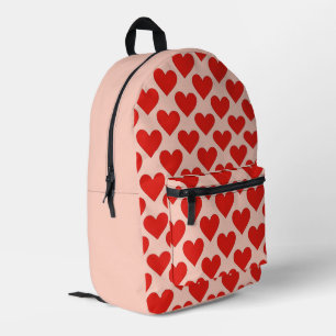 Mochila Impresa Corazón rojo tradicional del día de San Valentín