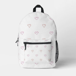 Mochila Impresa Corazones