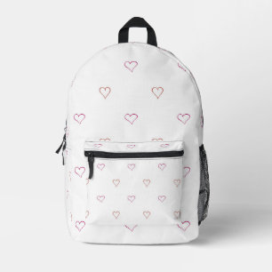 Mochila Impresa Corazones
