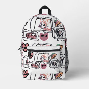 Mochila Impresa corazones de Chihuahua
