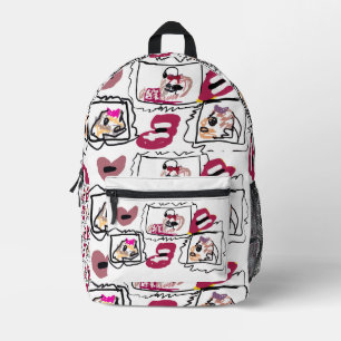 Mochila Impresa corazones de Yorkshire Terrier