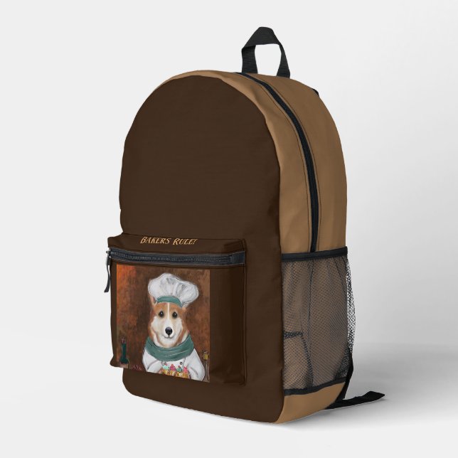 Mochila Impresa Corgi (Esquina derecha trasera )