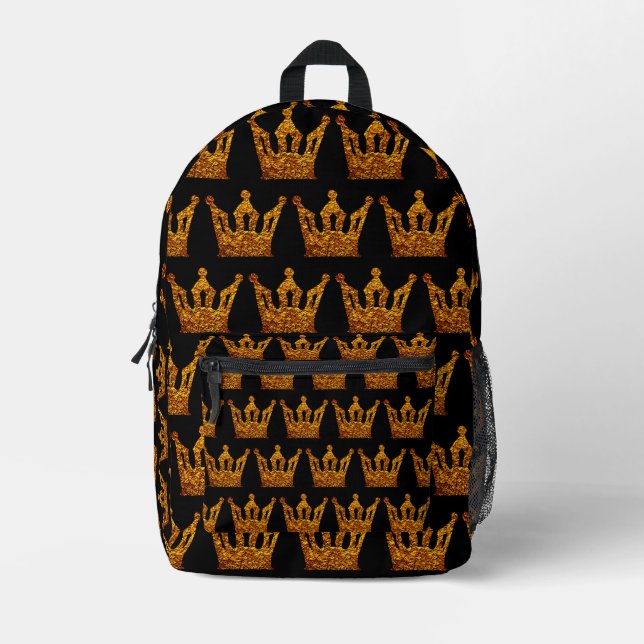 Mochila Impresa Coronas, Coronas Doradas (Anverso)