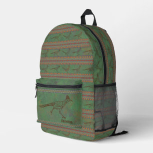 Mochila Impresa Correcaminos del Suroeste Verde Salvia 