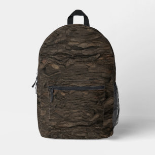 Mochila Impresa Corteza de Nogal Oscuro Camuflaje de Cazador de