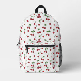 Mochila Impresa Cosecha Clásica Retro de Cerezas