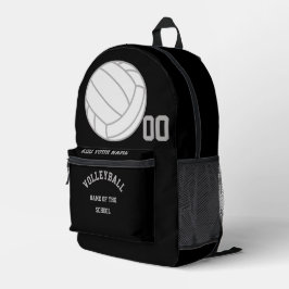 Mochila Impresa Crea tu propio gimnasio deportivo de voleibol pers