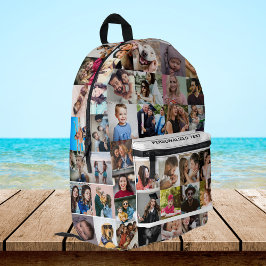 Mochila Impresa Crear su propio Collage de fotos Personalizado 69 