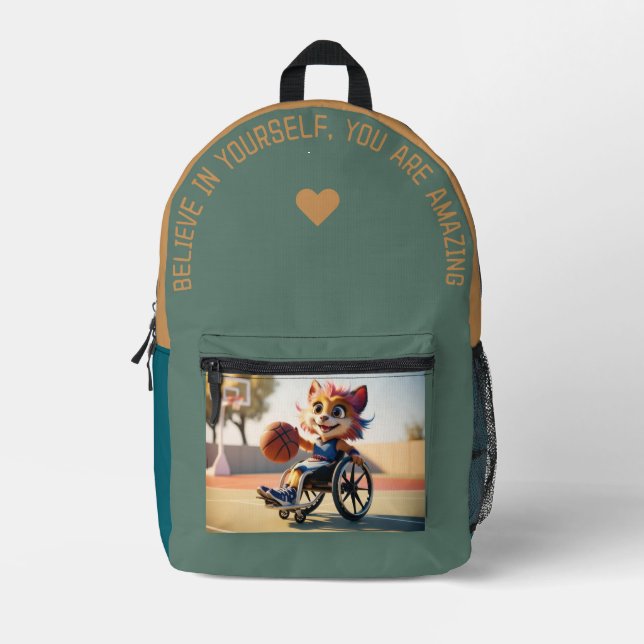 Mochila Impresa Créate En Ti... (Anverso)