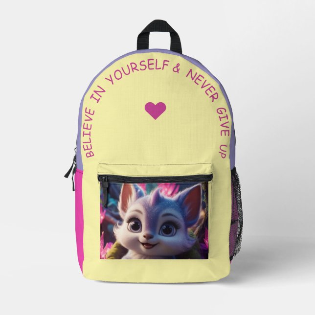 Mochila Impresa Créate En Ti... (Anverso)