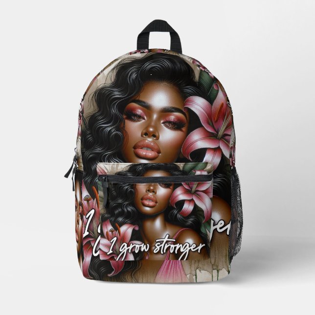 Mochila Impresa Crecí Más Fuerte (Anverso)