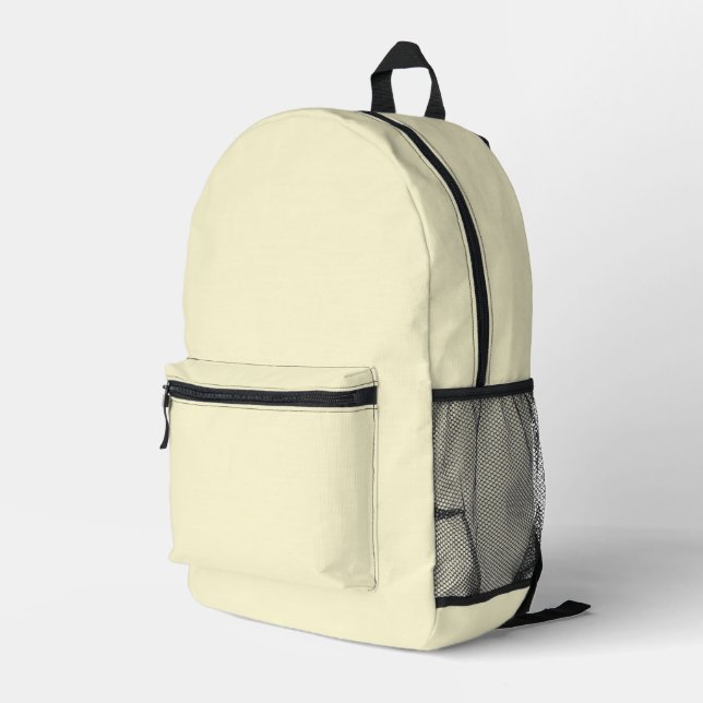 Mochila Impresa Crema (Esquina derecha trasera )