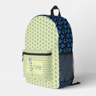 Mochila Impresa Crocus Azules