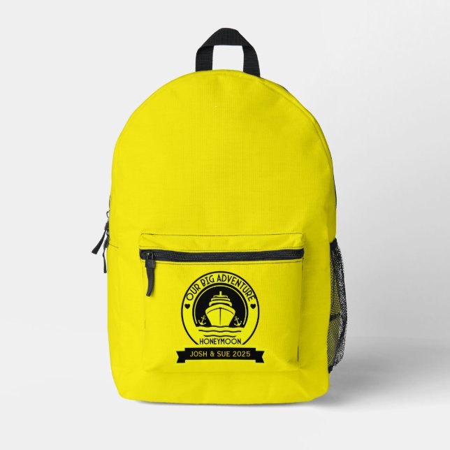 Mochila Impresa Cruceros de luna de miel (Anverso)