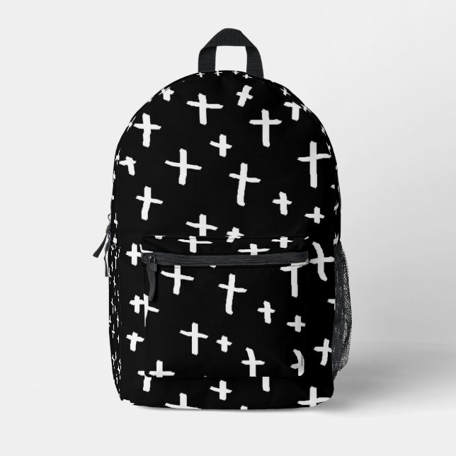 Mochila Impresa cruz blanca (Anverso)