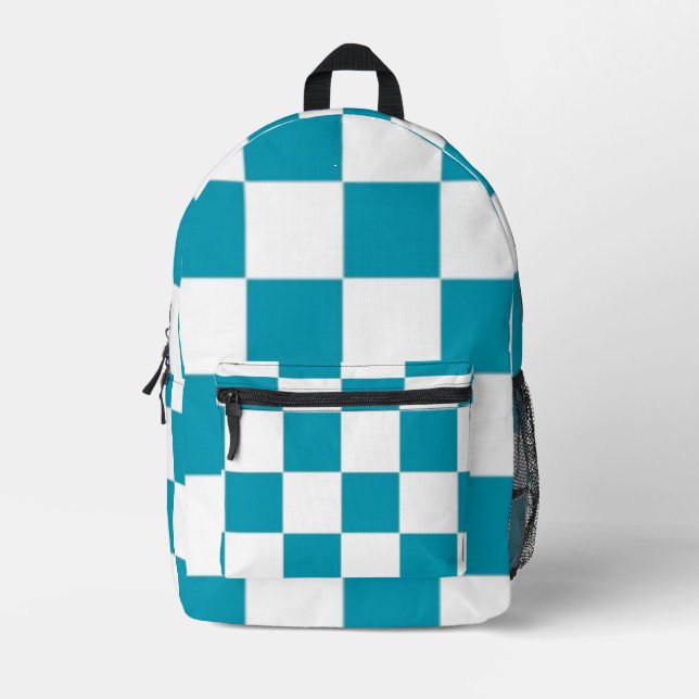 Mochila Impresa Cuadros (Anverso)
