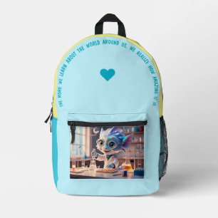 Mochila Impresa Cuanto Más Aprendemos...