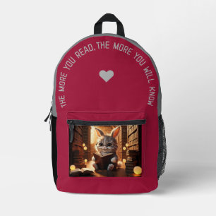 Mochila Impresa Cuanto Más Lees...