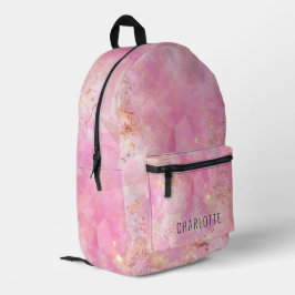 Mochila Impresa Cuarteto rosa rosa personalizado