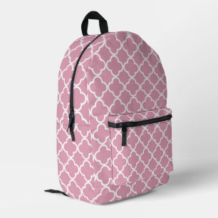 Mochila Impresa Cuatrefolios blancos rosados