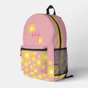 Mochila Impresa Cuchara amarilla de margarita