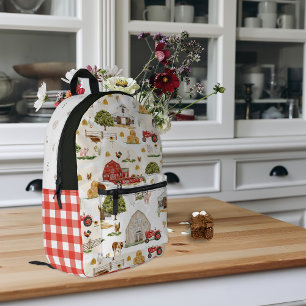 Mochila Impresa Cultivo de vida de granja Inicial