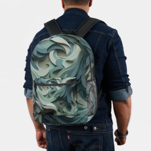 Mochila Impresa Curvas de calma