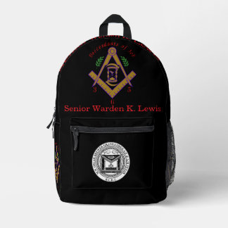 Mochila Impresa Custom Masonic Lodge Backpack