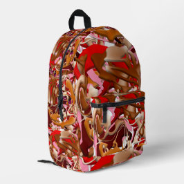 Mochila Impresa Customizable color background.