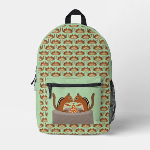 Mochila Impresa Cute Chipmunks Fall Wedding