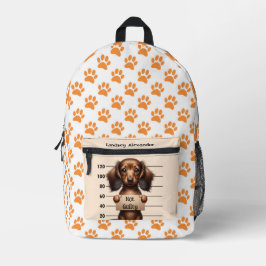 Mochila Impresa Cute Dachshund, no culpable