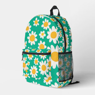 Mochila Impresa Cute Daisy Flower School niños hermoso patrón