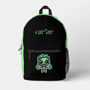 Mochila Impresa Cute, divertido zombie