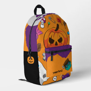 Mochila Impresa Cute Espeluznante Halloween