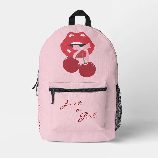 Mochila Impresa Cute Girly Femenino (Anverso)