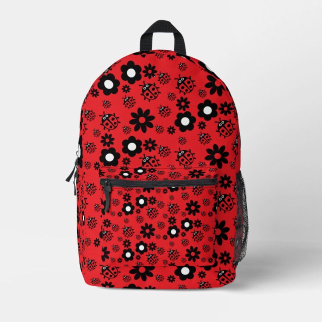 Mochila Impresa Cute ladybug Patterned (Anverso)