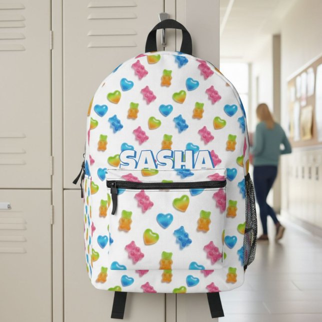 Mochila Impresa Cute Modern Gummy Bear Backpack - Cool Candy (Subido por el creador)