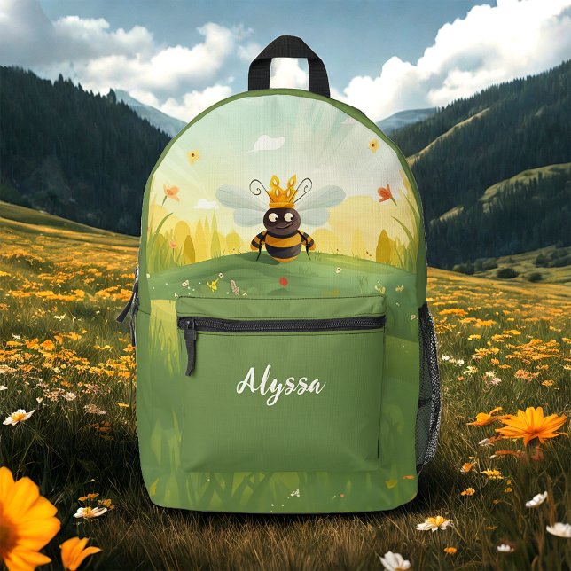 Mochila Impresa Cute Queen Bee (Subido por el creador)