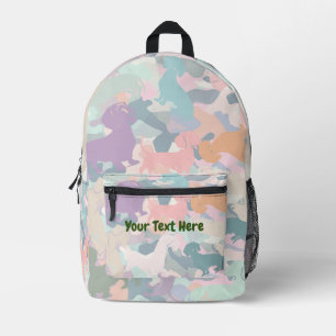 Mochila Impresa Dachshund Camo