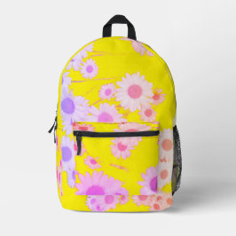 Mochila Impresa Daisies Print Cut Sew Bag