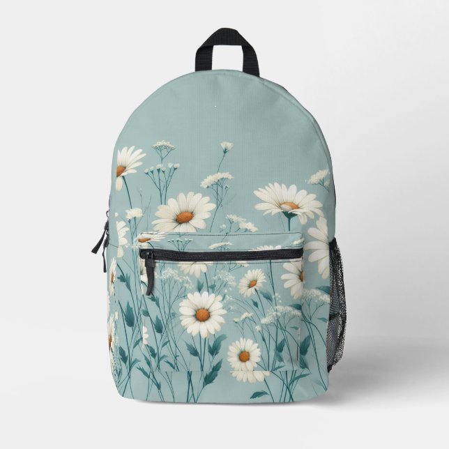 Mochila Impresa Daisy Abundante (Anverso)