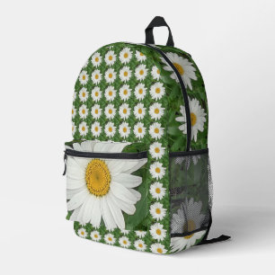 Mochila Impresa Daisy blanco