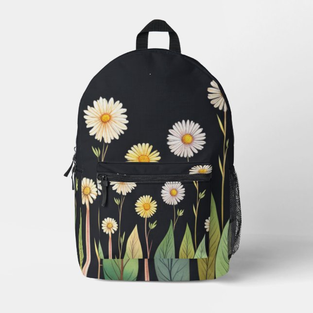 Mochila Impresa Daisy está de noche (Anverso)
