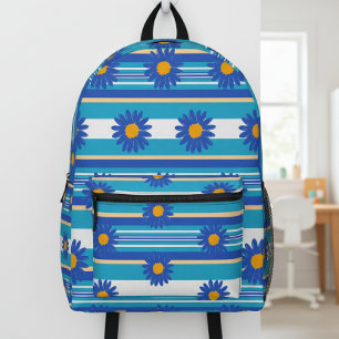 Mochila Impresa Daisy Floral Backpack, Print Cut Sew Bag
