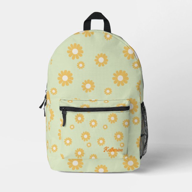 Mochila Impresa Daisy Green (Anverso)